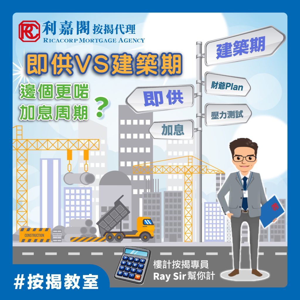 早供有著數?建築期 VS 即供 2022